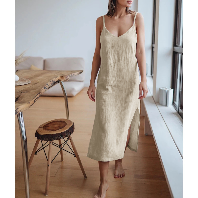 모슬린 100% 코튼 거즈 여성용 드레스, 섹시한 조절 - Linen Dress Wrap 리뷰 및 가격